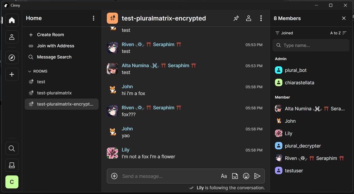 High-Fidelity Chat Proxying